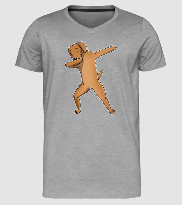 Vișlă DAB model gri pe tricou