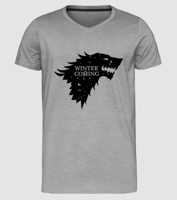 Winter is Coming model gri pe tricou