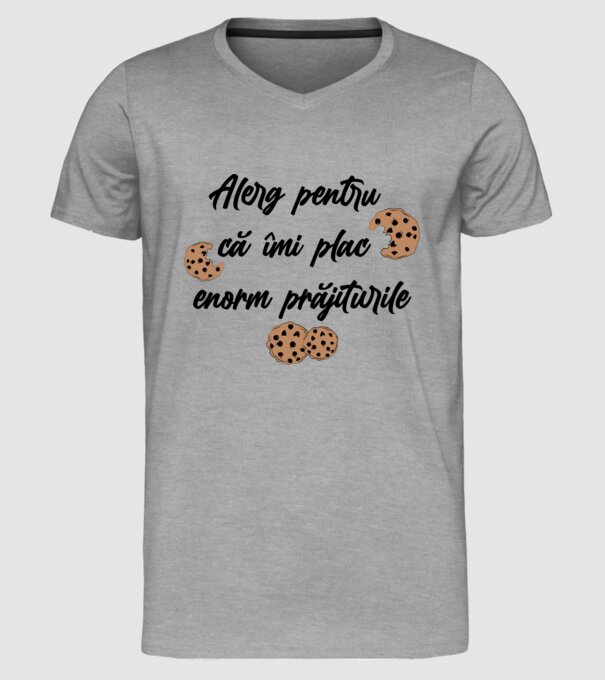 Alerg pentru că îmi plac enorm prăjiturile model gri pe tricou