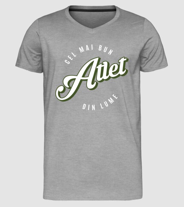 Cel mai bun Atlet din lume model gri pe tricou