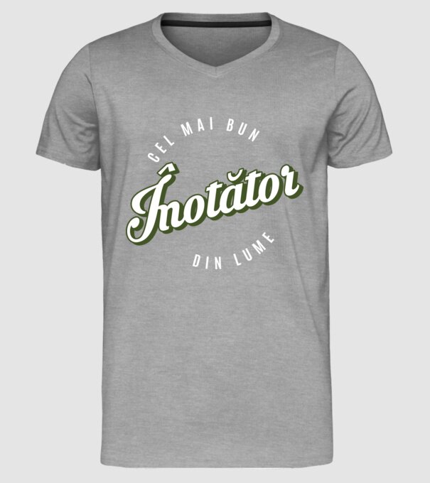 Cel mai bun înotător din lume model gri pe tricou