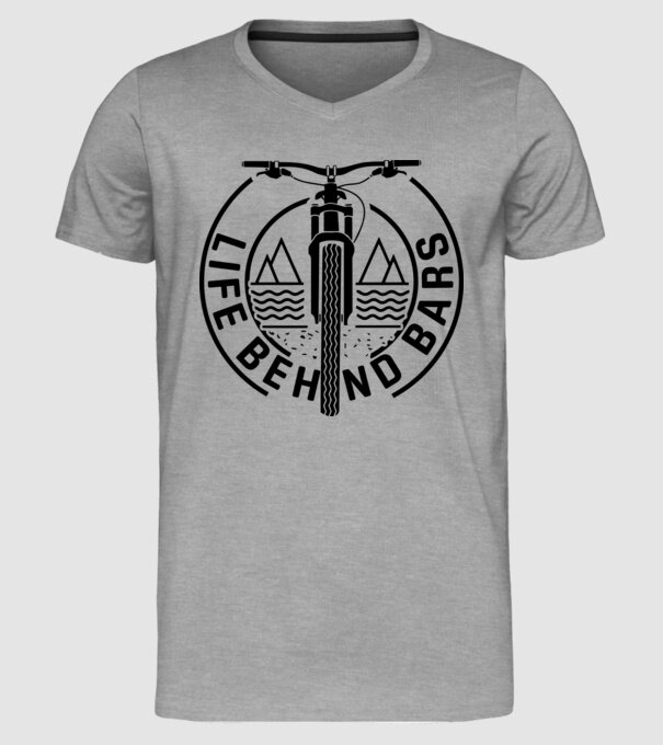 Life behind bars model gri pe tricou