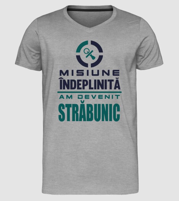 misiune îndeplinită - am devenit străbunic model gri pe tricou