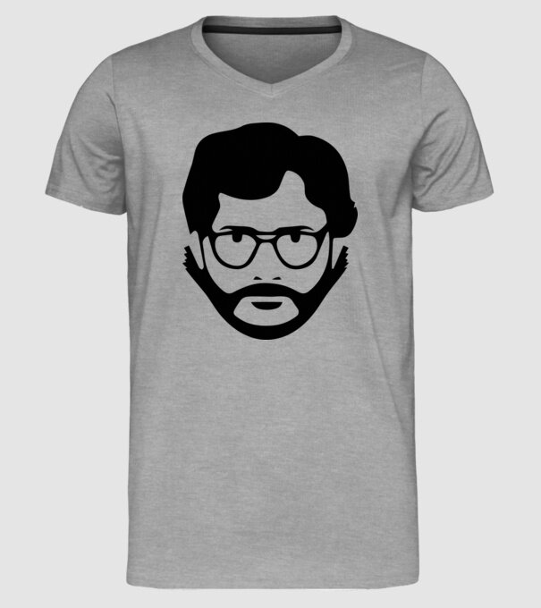 professor simple model gri pe tricou