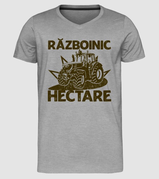 Războinic Hectare model gri pe tricou