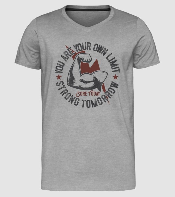Sore Today model gri pe tricou