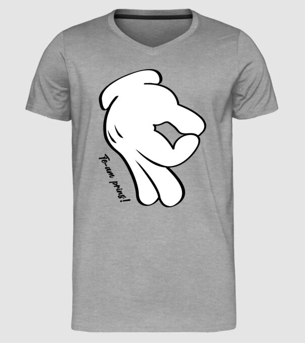 Te-am prins model gri pe tricou