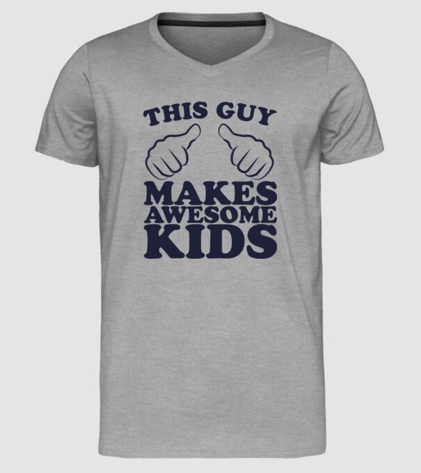 this guy makes awesome kids model gri pe tricou