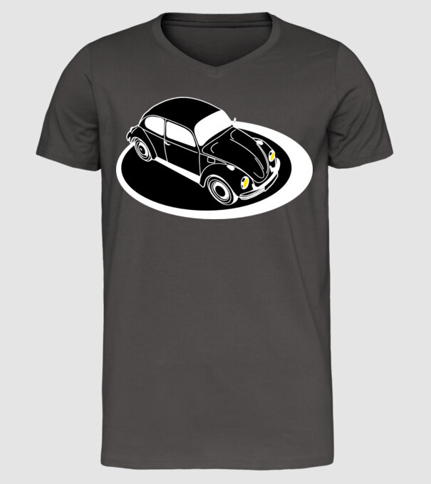 Insectă 3 culori model gri închis pe tricou