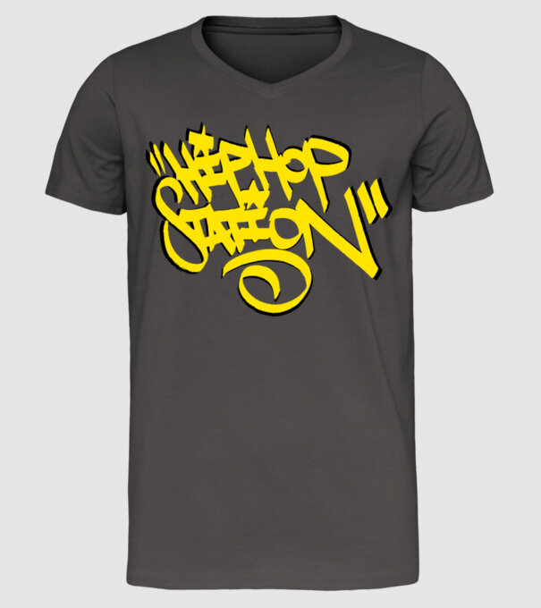 HS TAG2 model gri închis pe tricou