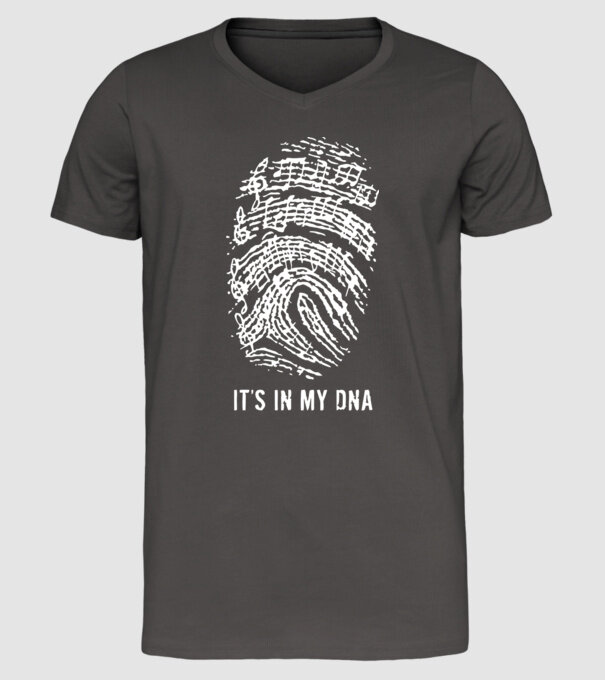 Its in my DNA model gri închis pe tricou
