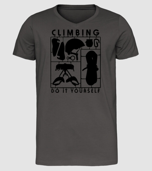 model model gri închis pe tricou