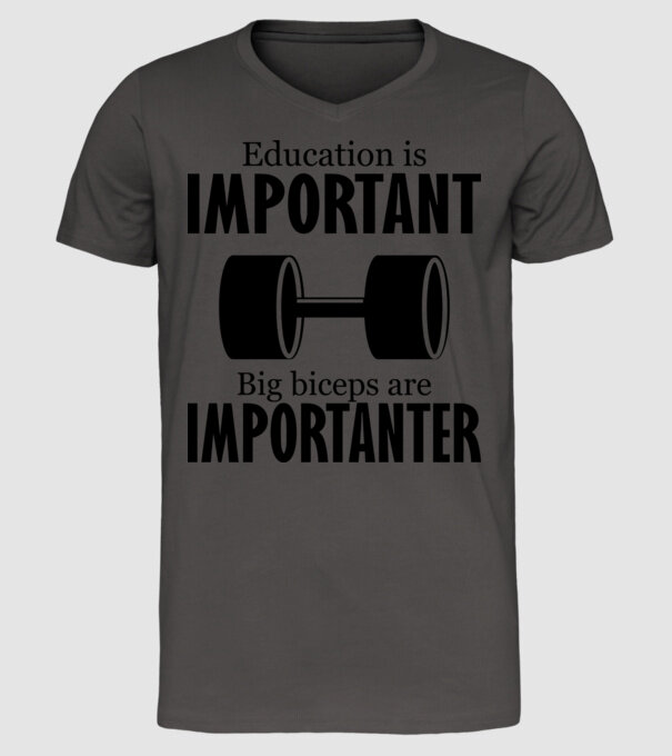 Mușchi model gri închis pe tricou