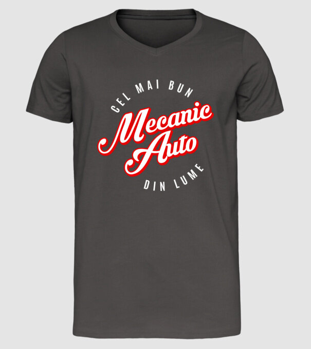 Cel mai bun MECANIC AUTO din lume model gri închis pe tricou