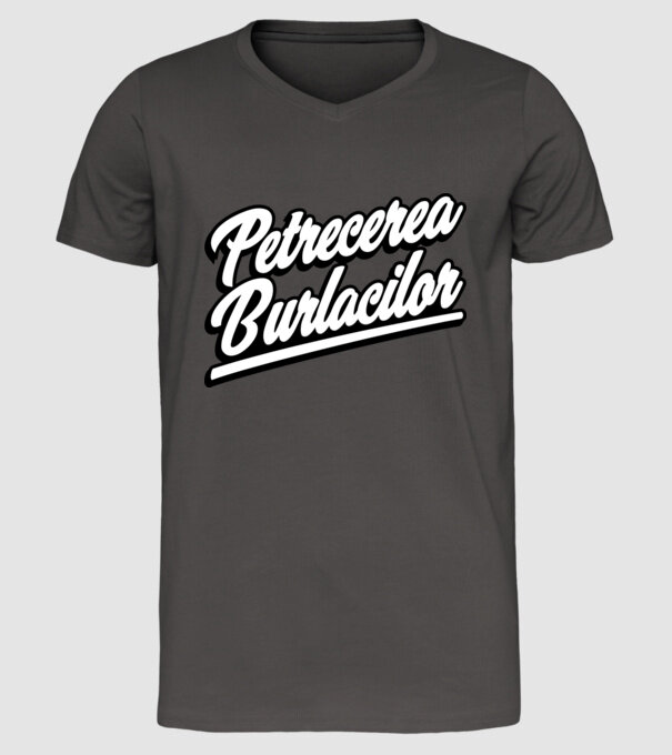 petrecerea burlacilor model gri închis pe tricou