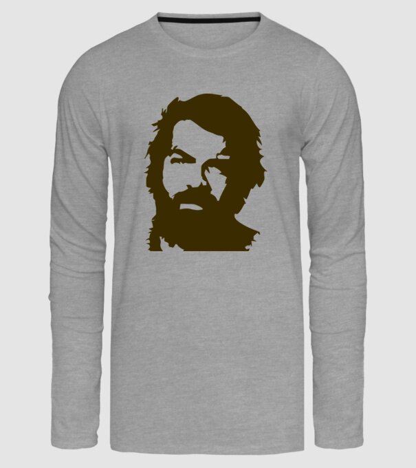bud spencer model gri pe tricou