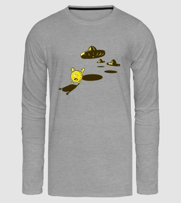 război de lămâie model gri pe tricou