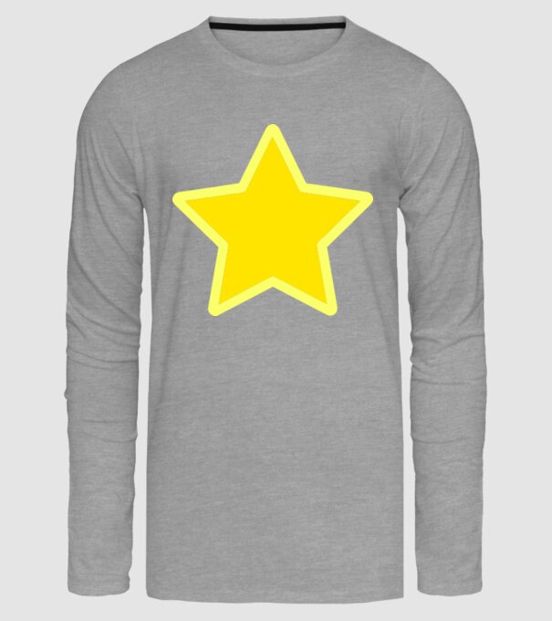 Stea model gri pe tricou