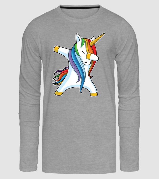 DAB Unicorn 2 model gri pe tricou