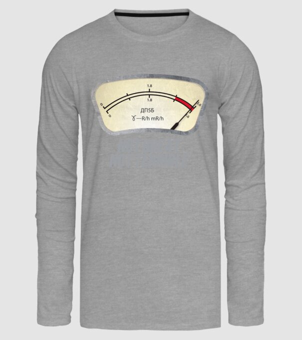 Dosimeter model gri pe tricou