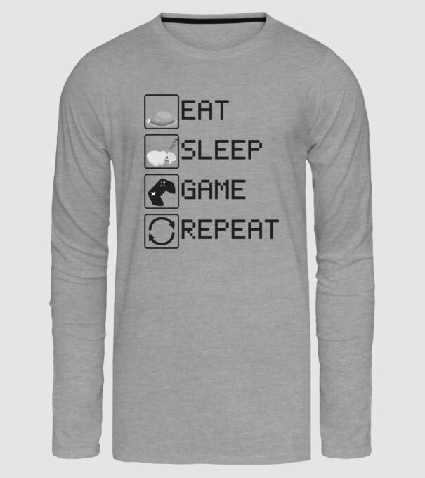 O zi de gamer model gri pe tricou