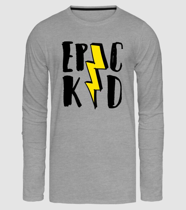 EpicKid model gri pe tricou