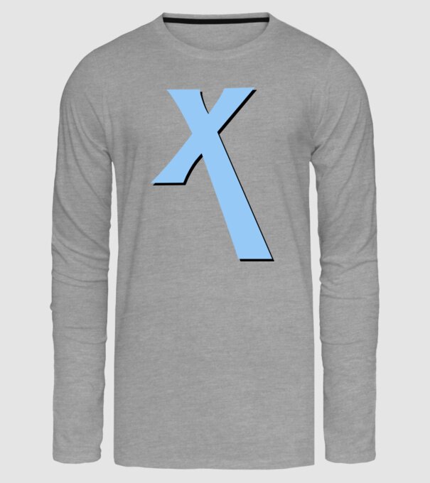 ExcaX model gri pe tricou