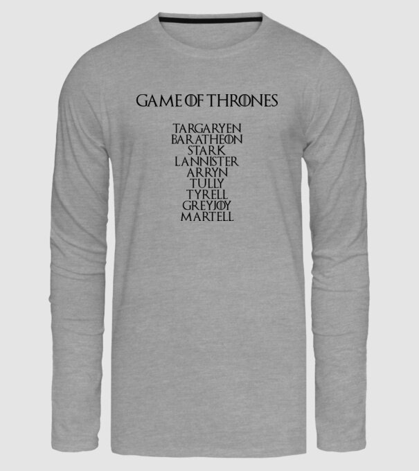 Game of Thrones model gri pe tricou