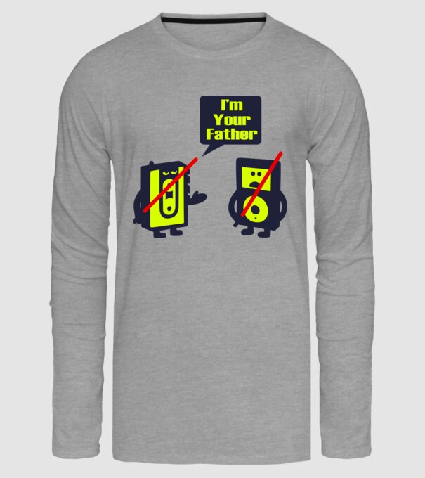 'I''m Your Father 1' model gri pe tricou