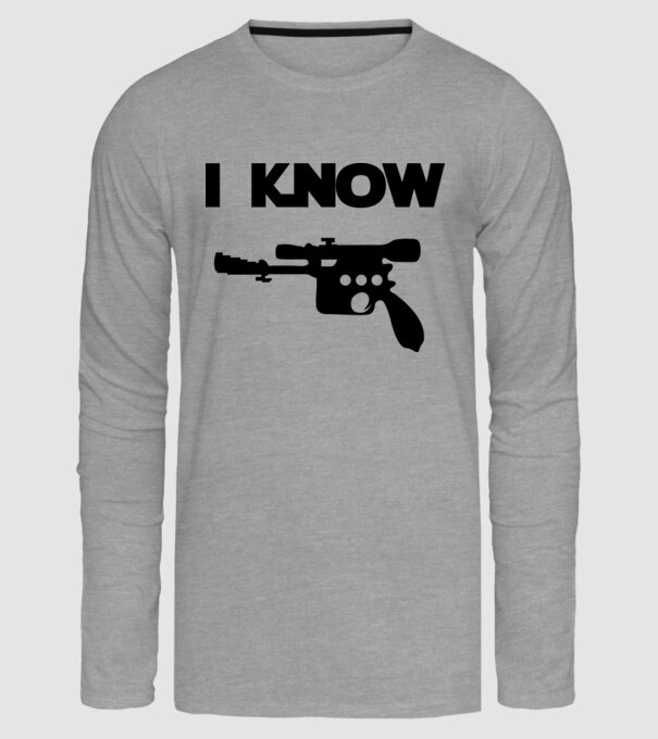 I know model gri pe tricou