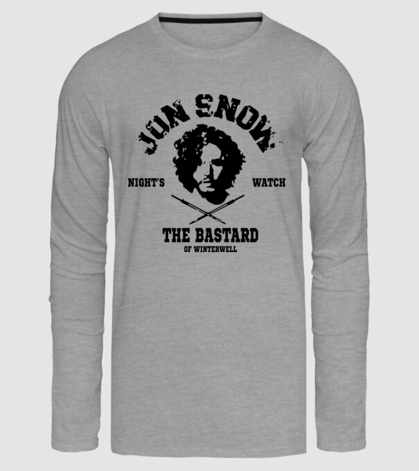 'Jon Snow Night''s Watch' model gri pe tricou