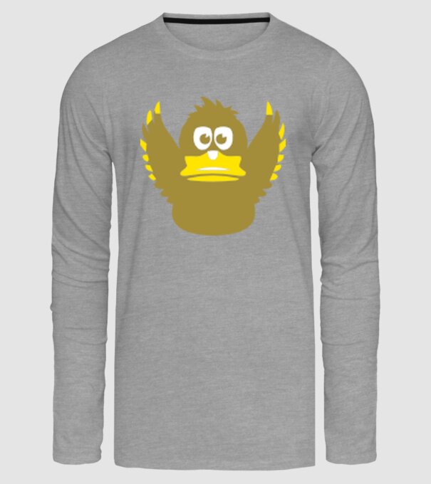 Rață model gri pe tricou