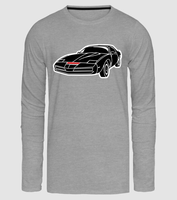 Kitt 3C.eps model gri pe tricou