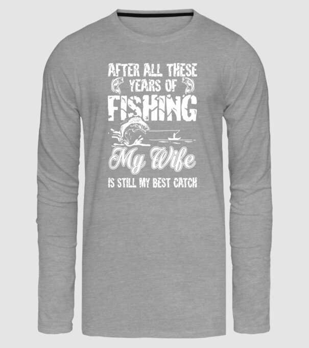 my wife best catch model gri pe tricou