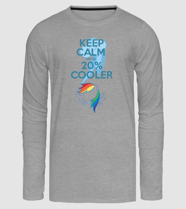 Rainbow Dash model gri pe tricou