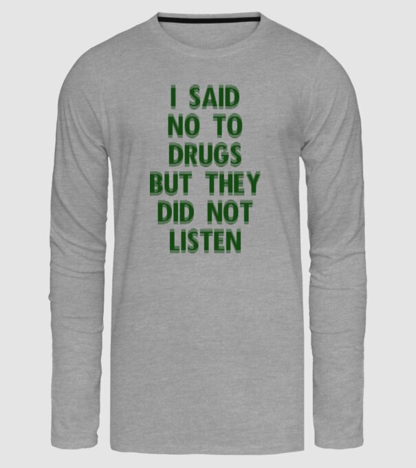 Say no... model gri pe tricou