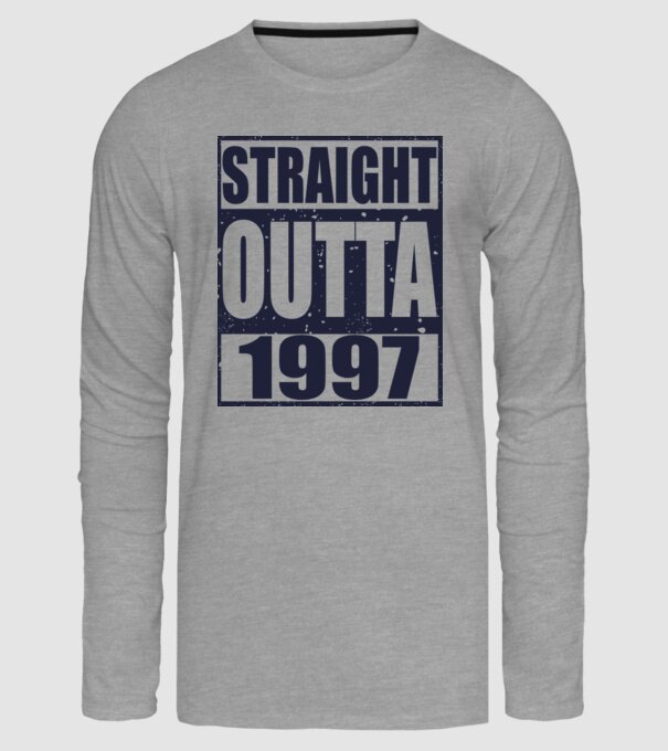 Straight Outta - 1997 model gri pe tricou