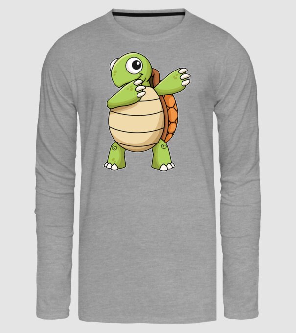 Broască țestoasă DAB model gri pe tricou