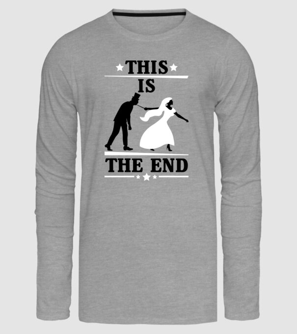 this is the end model gri pe tricou