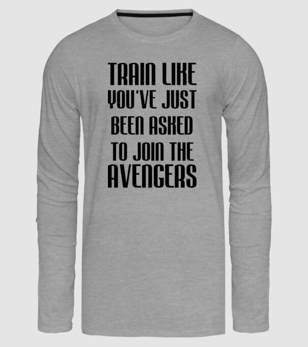 Train like youve just been asked model gri pe tricou