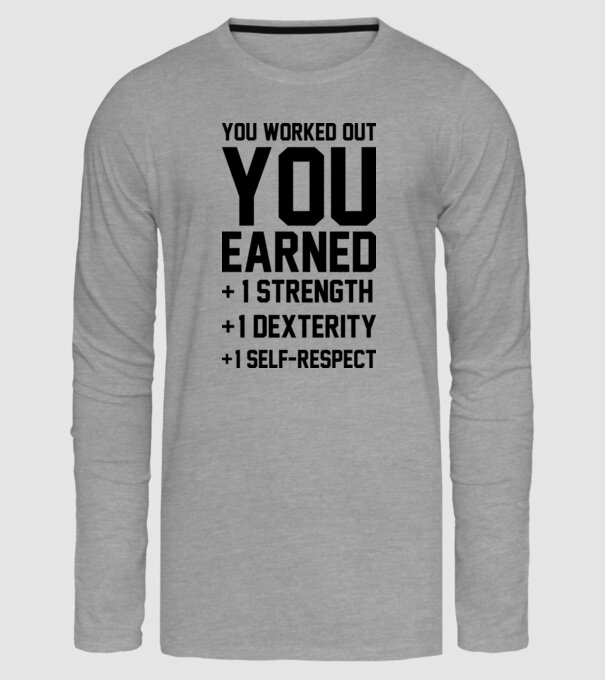 You worked out model gri pe tricou