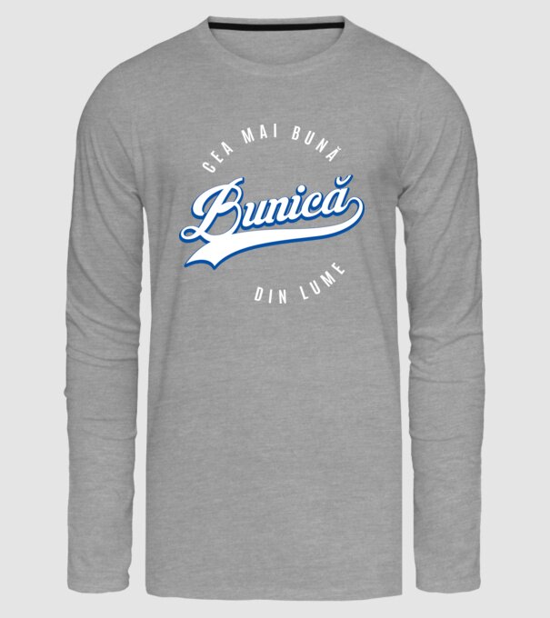 Cea mai bună BUNICĂ din lume model gri pe tricou