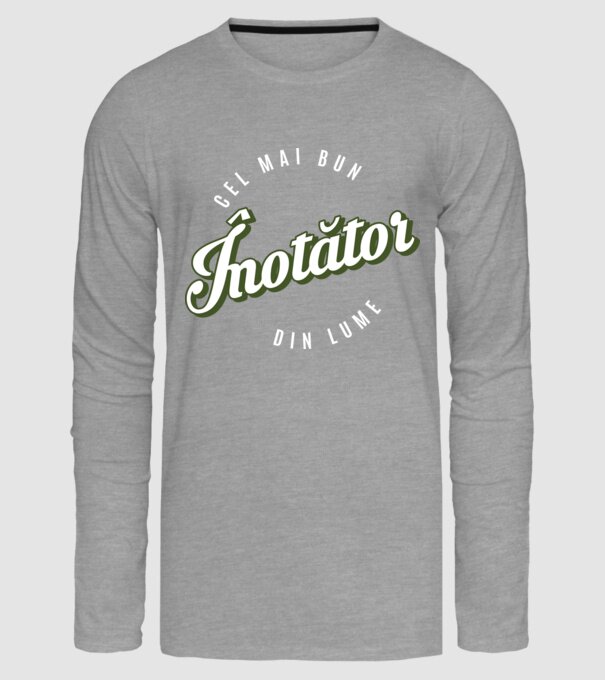 Cel mai bun înotător din lume model gri pe tricou