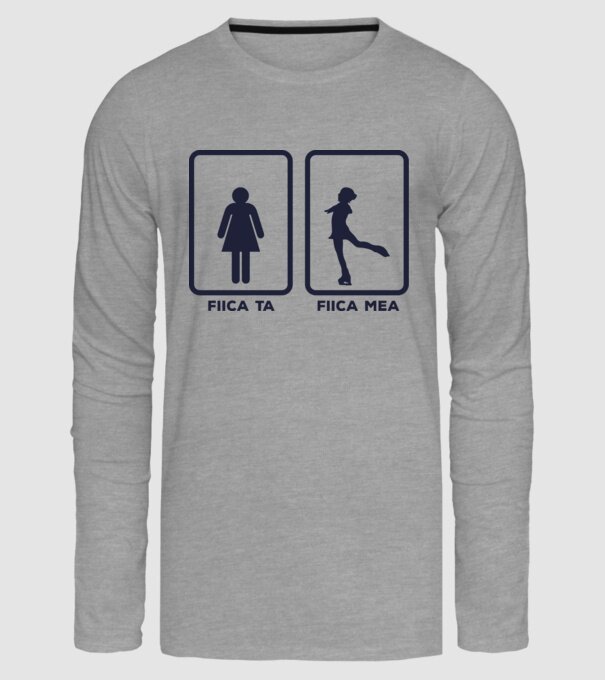 fiica ta - fiica mea model gri pe tricou