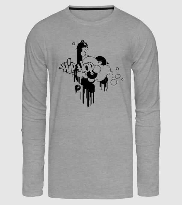 hip hop model gri pe tricou