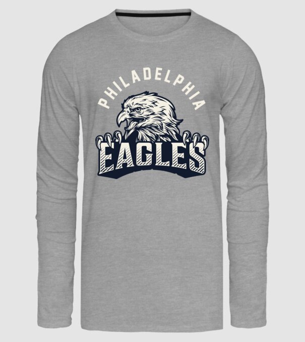 Philadelphia Eagles model gri pe tricou