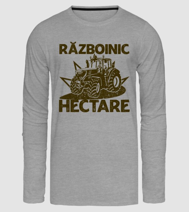 Războinic Hectare model gri pe tricou