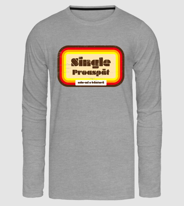 single proaspăt - adu-mi o băutură model gri pe tricou