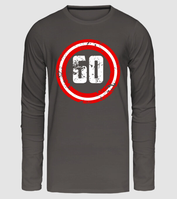 Birthday captain 60 Years old model gri închis pe tricou