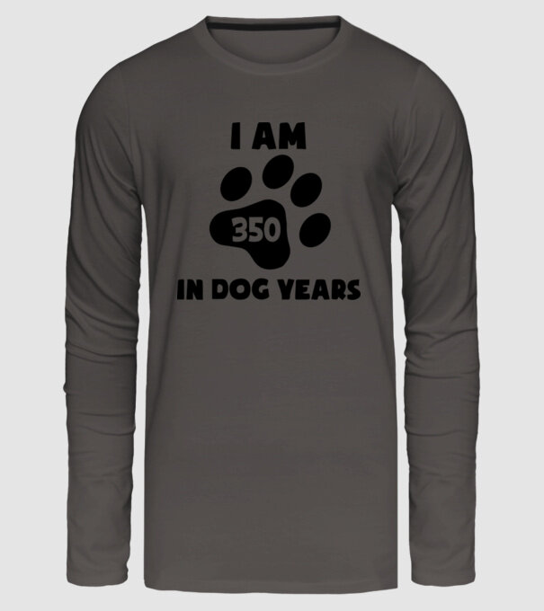 Dog Year - 350 model gri închis pe tricou